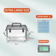 กล่องเก็บกล้อง camera dry box ซีลหนาและป้องกันการชนกันและความชื้น ตู้เก็บกล้อง ตู้กันความชื้น ตู้กัน