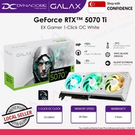 GALAX GEFORCE RTX5070Ti EX GAMER WHITE 1-CLICK OC 16GB 3-FAN GDDR7 (3YRS)