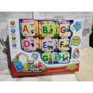 abc block toys abc puzzle toys educational learning abc alphabet building blocks