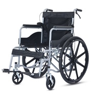 Foldable Soft Seat Wheelchair Lightweight Portable Elderly Disabled Elderly Manual Scooter Trolley