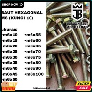 Independence Hexagonal Bolts M6 Length 1Cm to 10Cm / Key Bolts 10Cm
