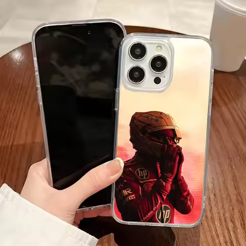 1PC F1 Racing L-Lewis H-Hamilton Phone Case Magnetic for iPhone 16 14 13 11 12 15 Pro Max X XR XS Pl