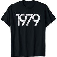 Men's cotton T-shirt Retro Vintage 1979 Birthday T-Shirt