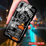HP [H08] VIVO Y91 Y93 Y95 Glass SoftCase, VIVO Y91 Y93 Y95 GLESS SOFTCASE, CASE VIVO Y91 Y93 Y95hp, 