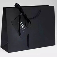 Paperbag Hitam Polos Vintage/Goodiebag Hitam Polos Elegan/Tempat Kado Gift Box Murah Tebal
