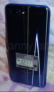 性價比之選👍🏻Huawei 華為 Honor 10 榮耀 10 藍 (6+128GB) COL-AL10 5.84吋/雙卡/指紋解鎖/面部解鎖/NFC 4G 智能手機 手提電話