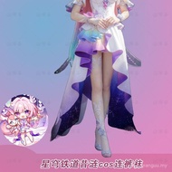 FX Honkai Star Rail Game Peripheral Cyrene cos Pantyhose Thin C-Shirt anime Game Printing Matching S