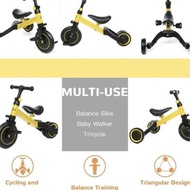Happy Baby Tricycle 3-Wheel Children's Bike Balance Bike