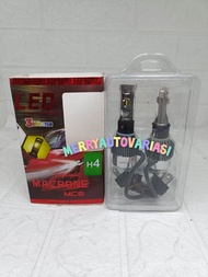 Lampu LED macrone 3 warna H4 MC6