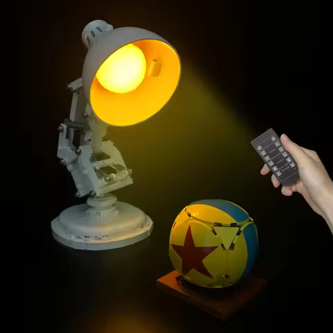 LYBMTWF LED Light Set 21357 Suitable for lego Luxo Jr. Building Blocks Bricks DIY Lamp Toys（Not Incl
