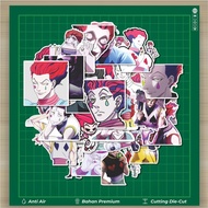 HOT 50 PCS Hisoka Hxh Stickers Fashion Cars Decal Cold Card Album Custom Vinyl Waterproof - Aestheti