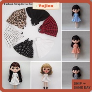 YUJINX Princess V-neck Dress, DIY Accessories Fashion Doll Strap Dress, Toys Mini Cute Dolls Skirt f