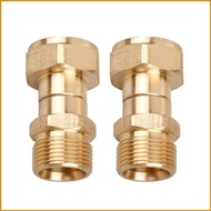 RUNUN 2 Pcs M22 14mm Connection Quick Connect Pressure Washer Adapter Fitting