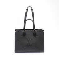 【二手】路易威登LOUIS VUITTON Tote Bag OnTheGo MM Monogram Empreinte Noir 2WAY M45595 Noir Leather OnTheGo M