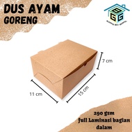 Fried Chicken Box (MIN ORDER 50) Fried Chicken Box Fried Chicken Cardboard/ Fried Chicken Box