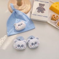 Set mũ nón kèm tất hình thú 3D dễ thương cho bé sơ sinh 3-10kg. Stella Boutique