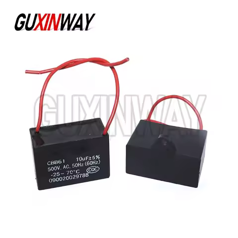 CBB61 Fan Capacitor 450V 1UF 2UF 3UF 5UF 6UF 10UF 18UF 20UF 25UF Ceiling Fan Motor Run Rectangle Cap