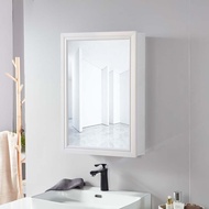 Small Apartment Alumimum Bathroom Mirror Cabinet Aluminum Alloy Mirror Box Bathroom Wall Hanging Storage Cabinet Bathroo