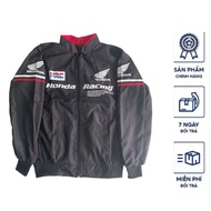 Jacket Thick 2-layer Honda HRC printed umbrella, quality biker racing jacket
