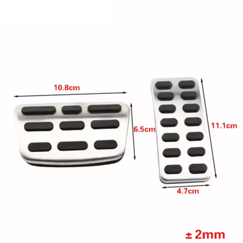 R4-AT Foot Gas Brake Pedal Pads For Kia K2 Rio Soul Accent Verna IX25