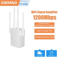 Qbrand GeekTown Wifi Extender Repeater Router Dual Frequency 2.4G/5G 300Mbps/1200Mbps