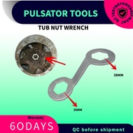 Washing Machine Mechanism Nut Wrench 2 SIDES (38mm x 36mm)