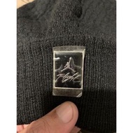 未使用 二手Nike Jordan 復古 logo 鐵牌 Flight  毛帽 保暖帽 size m約57 cm