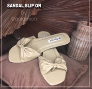 Sandal slip on wanita sandal teplek remaja kekinian