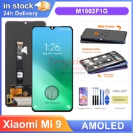 6.39'' Super AMOLED Display Screen with Fingerprint for Xiaomi Mi 9 Mi9 M1902F1G Lcd Display Touch S