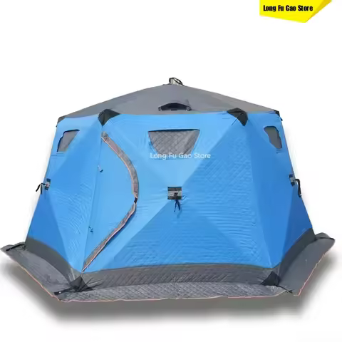 New Hexagon One-touch Tent Awning Screen Outdoor Traveler Tent Equipment Camping Thick Folding Porta
