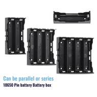 Practical DIY Black 18650 Power Bank ABS Holder Cases Portable Simple 3.7V Rechargeable Battery Hold Storage Box With 1/2/3/4 Slots