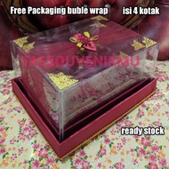 Kotak Hantaran Seserahan Lamaran Pernikahan Hiasan Mahar Lengkap 1 set isi 4 Kotak