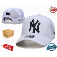 Topi Adult New York Yankees Baseball Cap Men Women MLB 9FORTY Mesh Trucker Hat Golf Caps Embroidery 