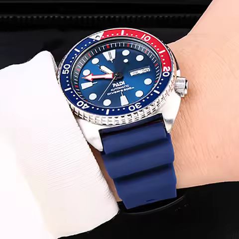 22mm Diving Rubber Strap for Seiko Watch SKX007 PROSPEX SRP777J1 No.5 Water Ghost Abalone Men Sport 