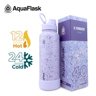AQUAFLASK (18oz/22oz/32oz/40oz) IL Terrazzo Limited Edition Vacuum Insulated Stainless Steel Drinking Water Bottle