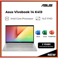 ASUS Vivobook 14 K413 Laptop (I5/8GB/512SSD/W10/14"/O/2Y)+BAG