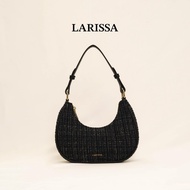 VIANA-LARISSA tweed premium women classy leather shoulder bag crossbody sling beg bag tangan wanita 