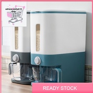 DZ- 12KG Rice Dispenser with Rinsing Cup Bekas Beras Viral Smart Rice Dispenser Kitchen St