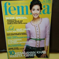 majalah FEMINA no.12 maret 2005 cover Fanny Fabriana