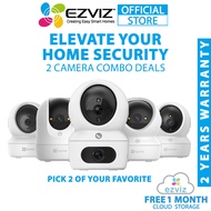 Ezviz 2 Camera Combo Deals Special - C6N H6C Pro C6N G1 H6C G1 H7C C7 H1C 2MP 3MP 4MP 5MP 8MP WiFi S