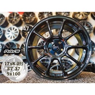 ZE40 17 X 8.0JJ 5X100 Gloss Black（447）