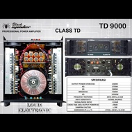 Power Amplifier BLACK SPIDER TD 9000 TD9000 Class TD ORIGINAL