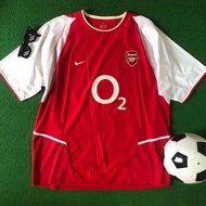 💯 Original Vintage Arsenal 2002 /2003 /2004 Home Jersey
