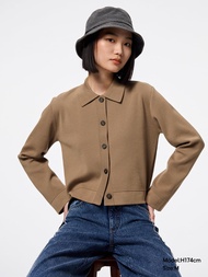 女裝 米蘭羅紋polo開襟外套NTQ(可機洗) 358563