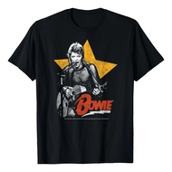 David Bowie T-shirt – featuring a star pattern on Bowie's guitar.