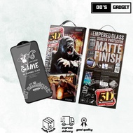 King Kong Matte 9H Tempered Glass Full Screen Protector for iP 16 Pro max 15 Pro Max 14 Pro Max 12 P