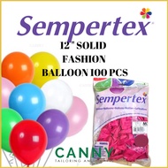 (50pcs) 12 Inch Sempertex Belon Getah/  Balloon 12Inch Round Shape Latex Balloon / Balloon Party Dec