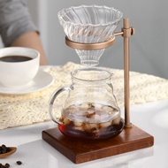 LAG7 New Wooden Base Coffee Dripper Hand Pour over Stand Adjustable Coffee Filter Holder Coffee Stat