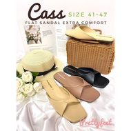 Prettyfeet CASS Plus Size Women Slipper - Sandal Perempuan Saiz Besar - Size 41 to 47  (Ready Stock)