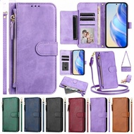 For Google Pixel 9 10 Pro XL 8 7 Pro 8A 7A 6A ZIP Wallet Case Flip Leather Cover Strap